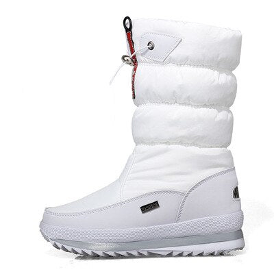 Veelzijdige dames winterlaarzen: waterdicht, warm, comfortabel en antislip, geschikt voor sneeuw.