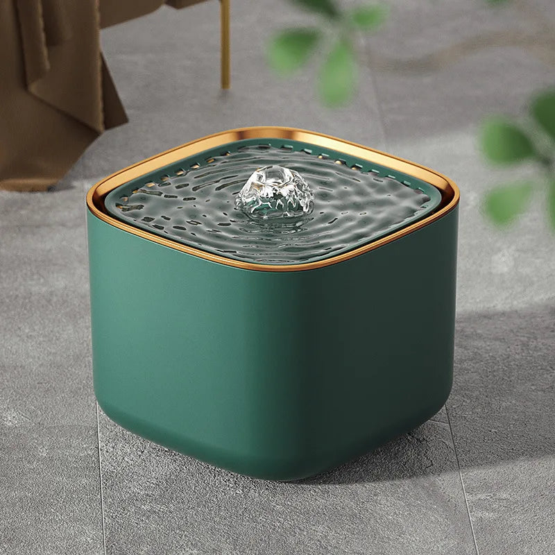 Ultra-stille automatische huisdier waterfontein 3L voor katten en honden. Zorgt voor continue hydratatie.