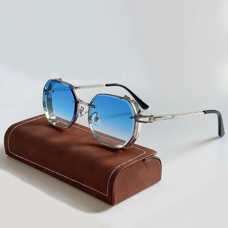 Stijlvolle unisex zonnebril. Gepolariseerde glazen bieden optimale UV-bescherming en oogcomfort tijdens zonnige dagen.