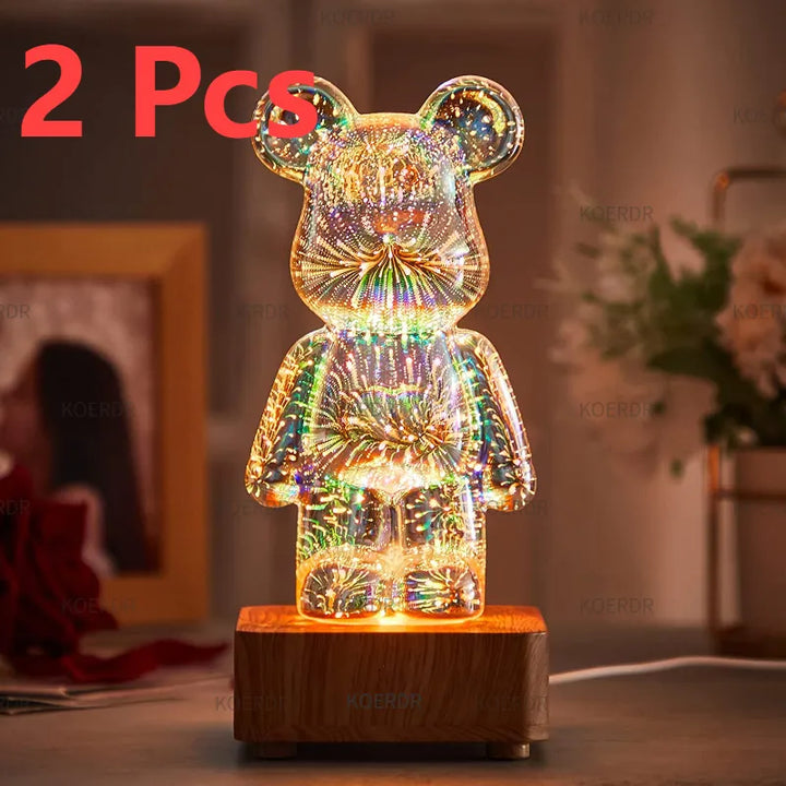Unieke projectie lamp met betoverende 3D vuurwerk effecten, een modern cadeau voor elke gelegenheid.