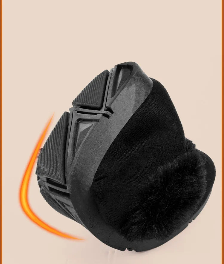 Stijlvolle dames winter sloffen, warm en comfortabel, met antislipzool.