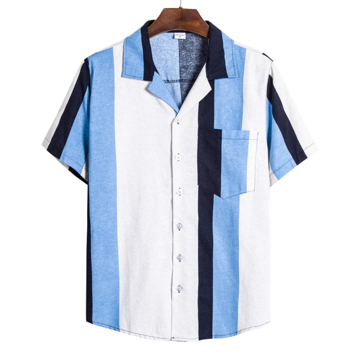 Veelzijdige heren zomerset outfit: comfortabele combiset met T-shirt en korte broek, ideaal voor casual zomerse gelegenheden.
