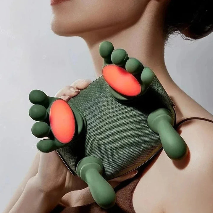 Geavanceerd shiatsu massageapparaat met warmte, speciaal ontworpen voor nek- en schouderpijn.