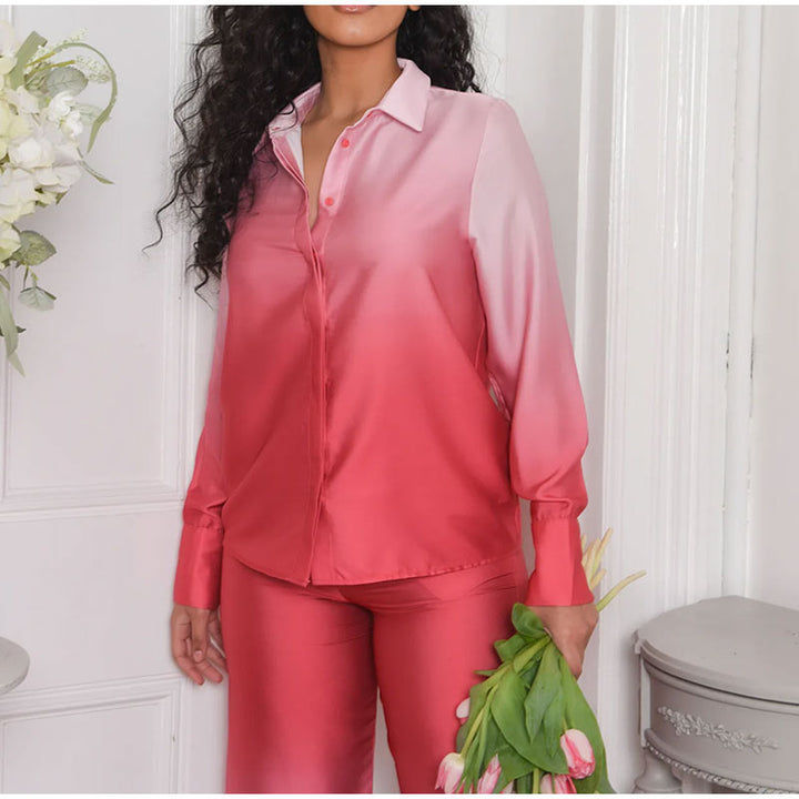 Dames Kenza Ombre set, de perfecte tweedelige outfit voor een stijlvolle en relaxte look.