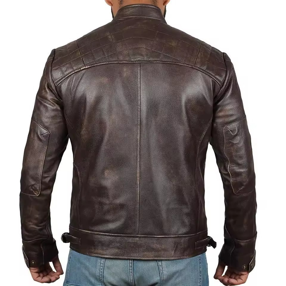 Phoenix Motorjas Heren - Hoogwaardig Leer