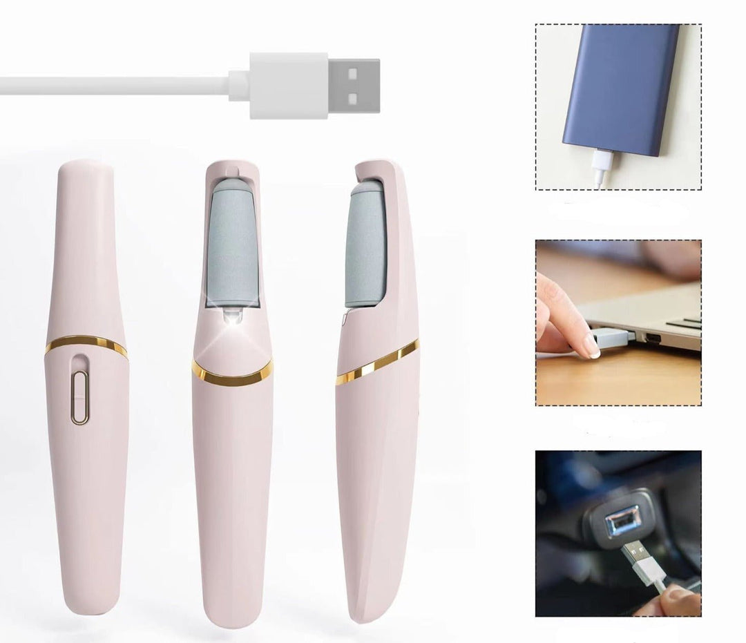 Handige elektrische eeltverwijderaar voor effectieve voetverzorging. Geniet van zijdezachte voeten met deze huidverzorgingstool.