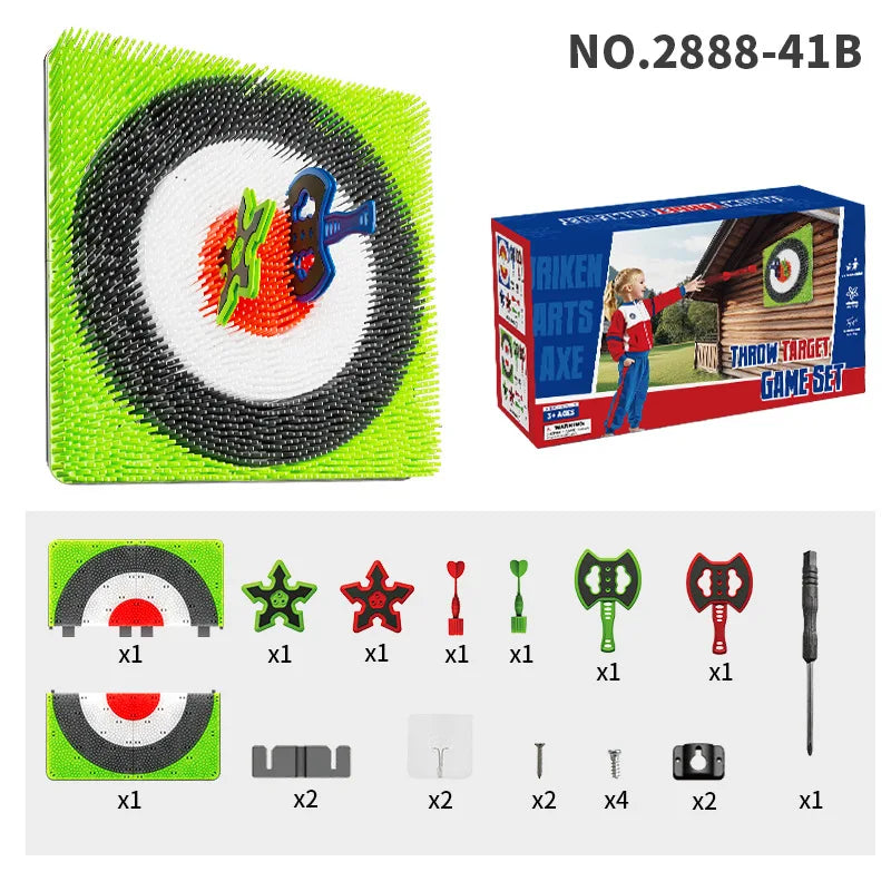 Vrolijk magnetisch dartbord voor kinderen, garantie voor gezellig familie speelplezier en spel.