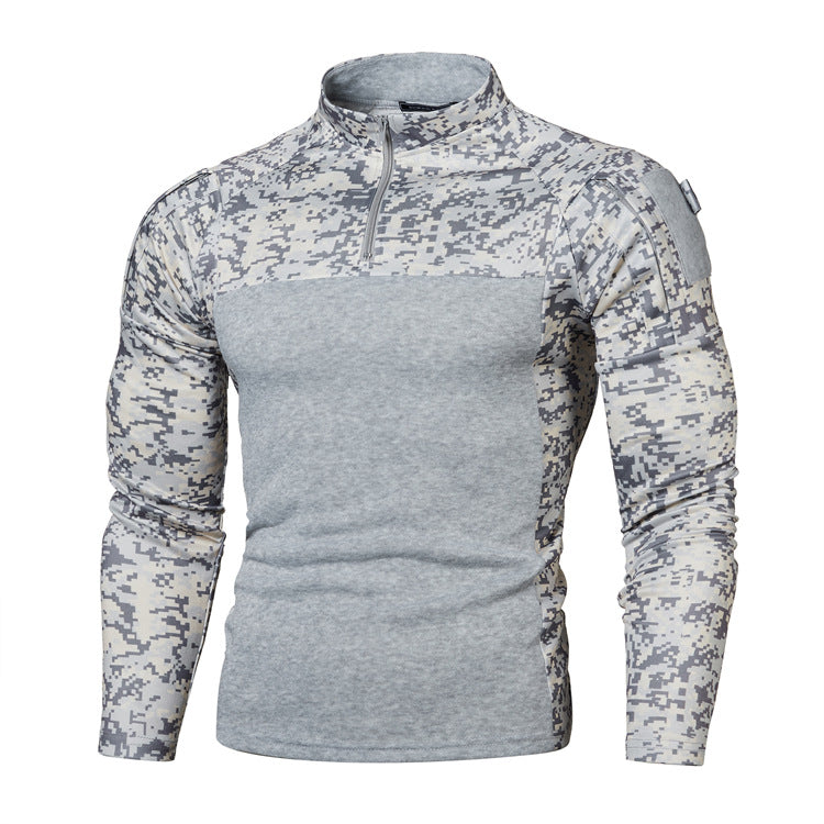 Stijlvolle heren camouflage trui Jonah, trendy mannenmode met comfortabele lange mouwen voor casual vrije tijd.