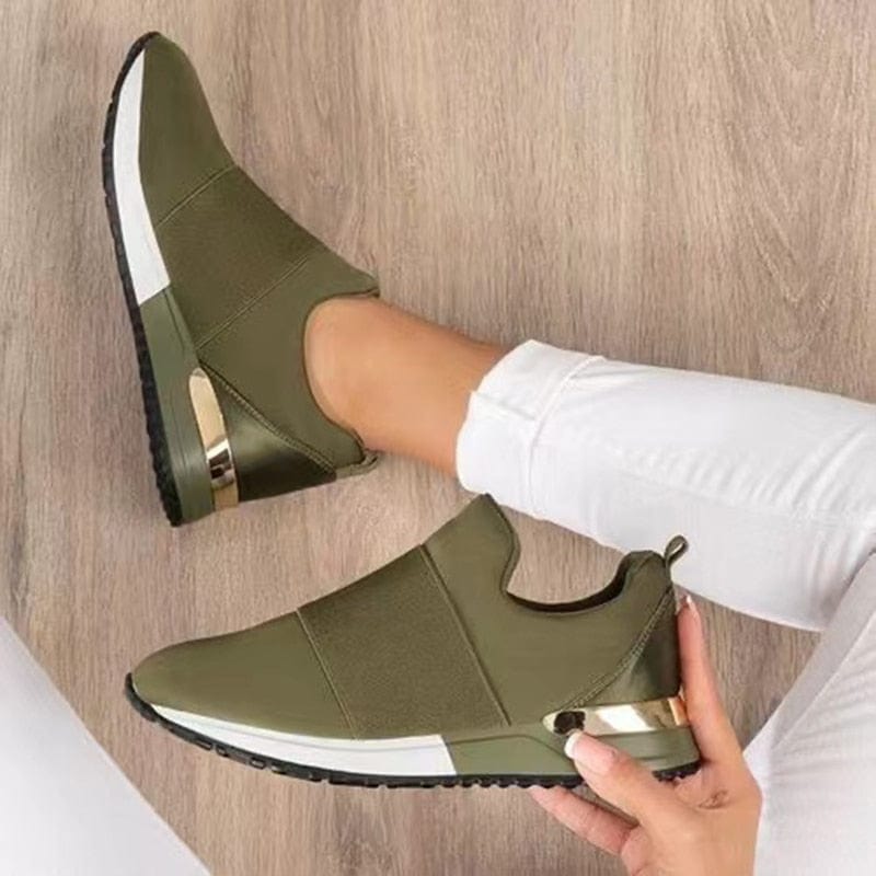 Stijlvolle roze dames sneakers met ademend design. Ideaal als casual schoenen voor lente en zomer.