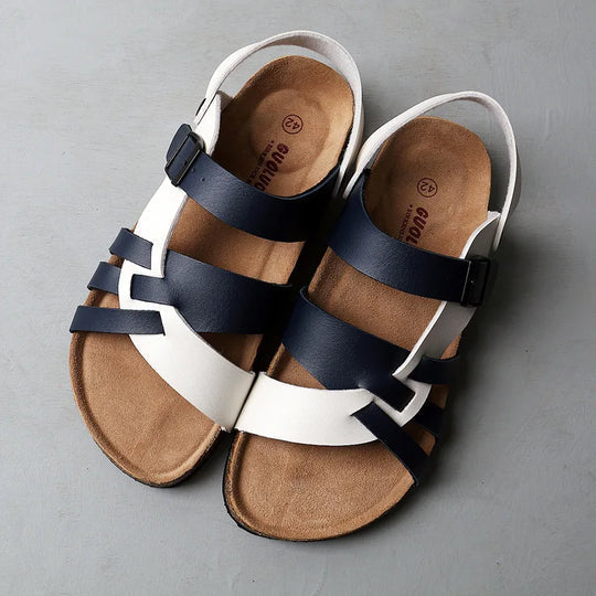 Model Noa: orthopedische dames sandalen, stijlvol en comfortabel voor optimale voetondersteuning.