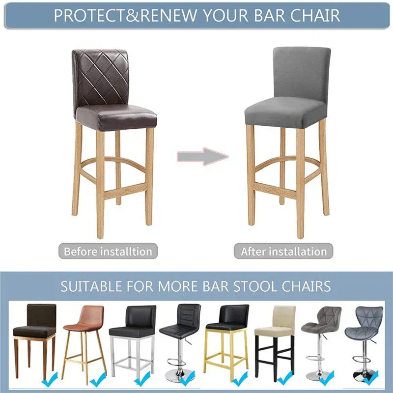 Universele barstoel stretchhoes: creëer een uniform en stijlvol interieur.