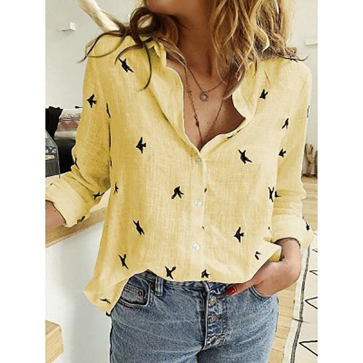 Chloë casual damesblouse met halve mouw, comfortabel en stijlvol voor dagelijks gebruik.