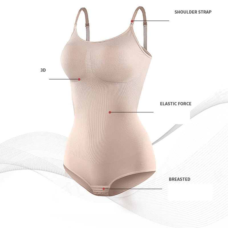 Dames figuurcorrigerende bodyshaper, creëert een strak en gevormd silhouet onder elke outfit.