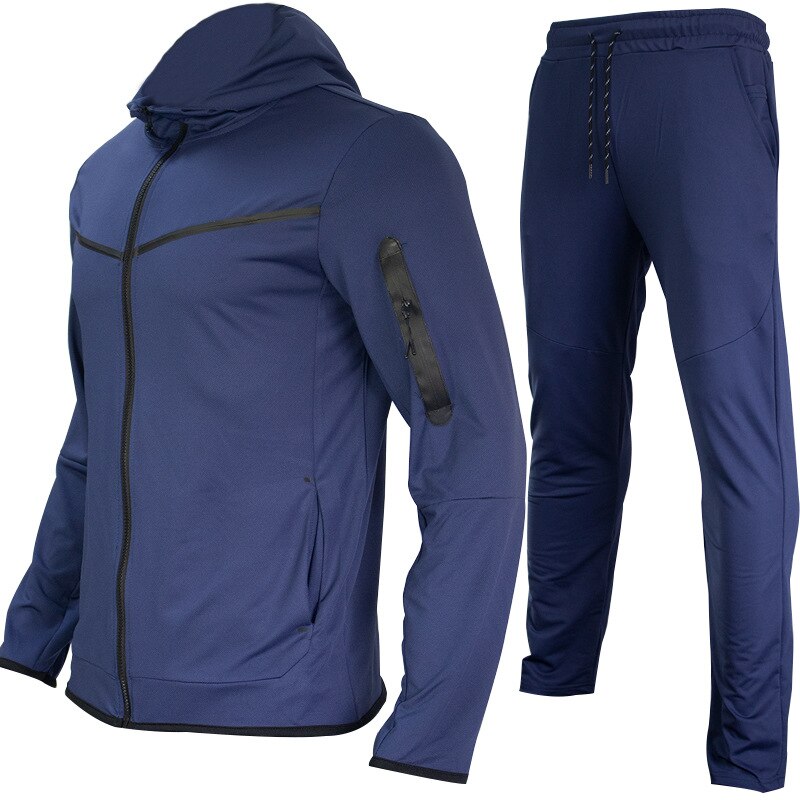 Comfortabele Taavi heren trainingspak hoodie en broek, veelzijdige sportkleding voor fitness, hardlopen en ontspanning.