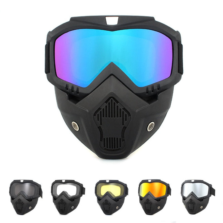 Unisex sportbril met UV-bescherming en winddicht ontwerp voor diverse outdoor avonturen.