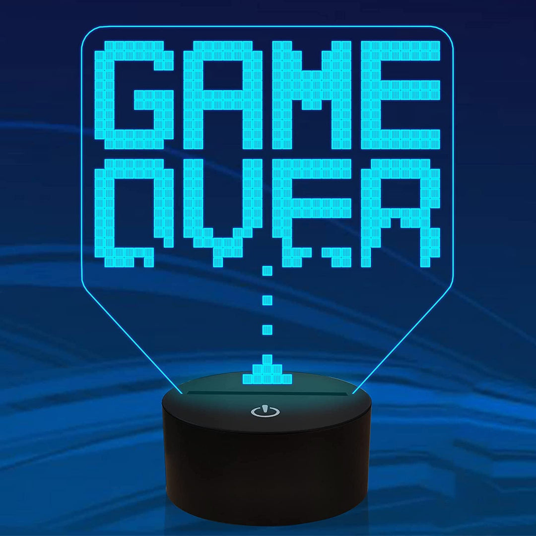 Deze gaming nachtlamp met LED is een must-have voor de ultieme gamekamer sfeer.