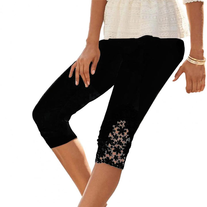 Comfortabele capri legging voor dames, met hoge taille, ideaal voor casual mode in de zomer.