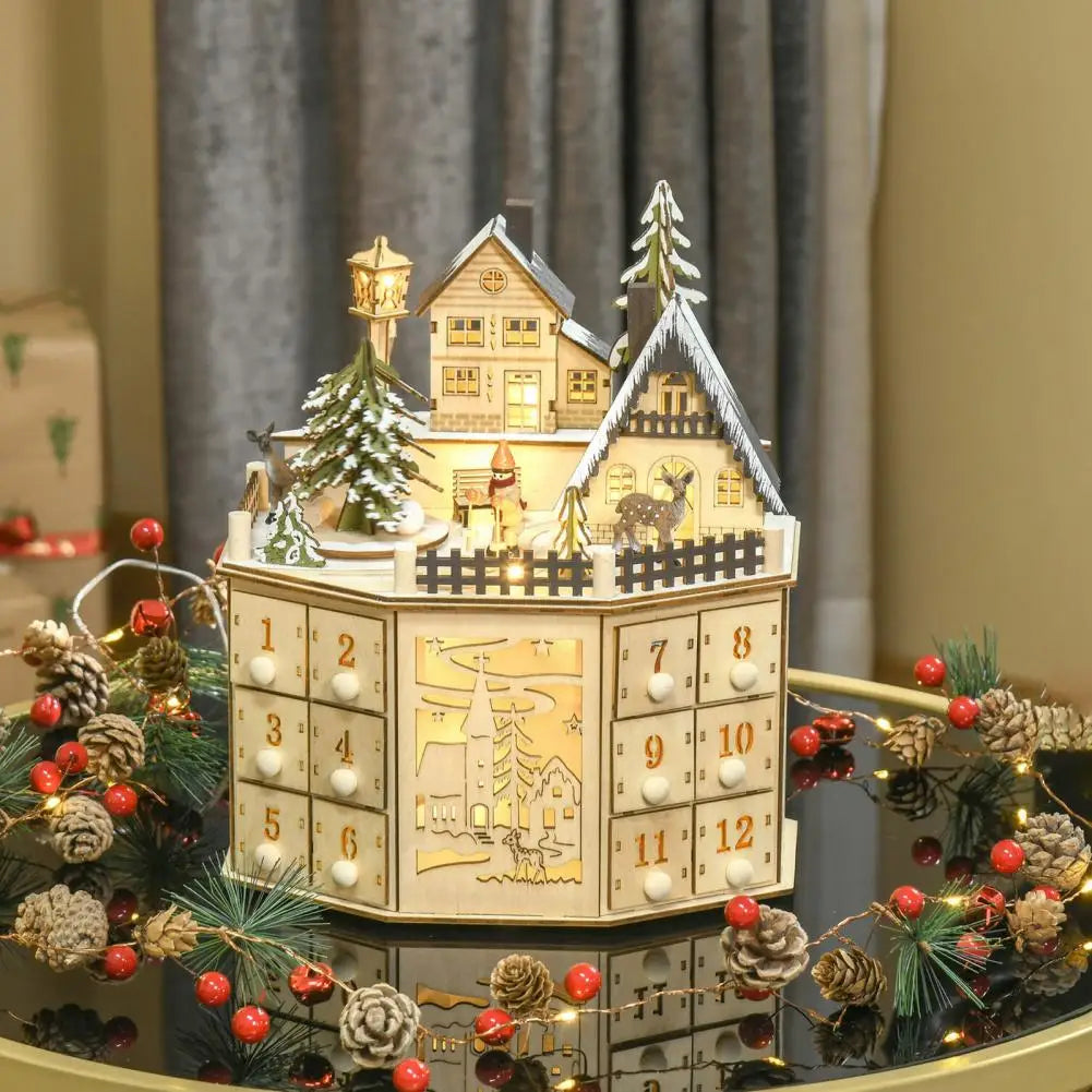 Dames sieraden adventskalender met 24 verrassingen. Bevat kettingen en ringen voor de feestdagen.