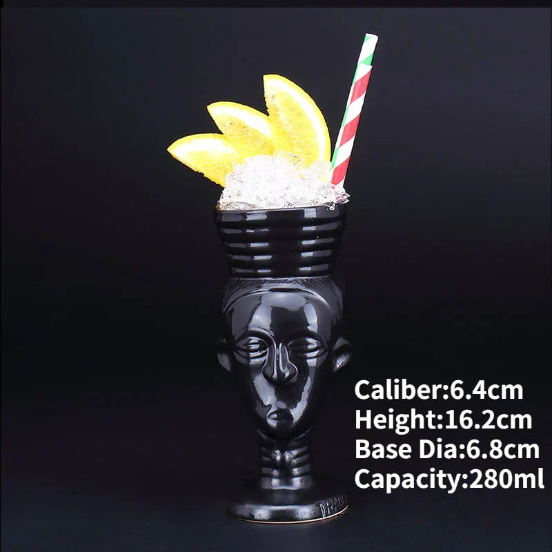 Keramische cocktail mok, vrolijk en met liefde gemaakt.