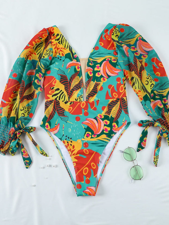 Bonita high-waist bikini broekje voor dames, uniek boho design perfect als stijlvolle zomer badkleding.