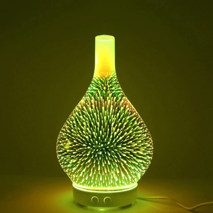 Wellness aromadiffuser met kleurrijk sfeerlicht, ideaal voor ontspanning, meditatie en een kalme ambiance.
