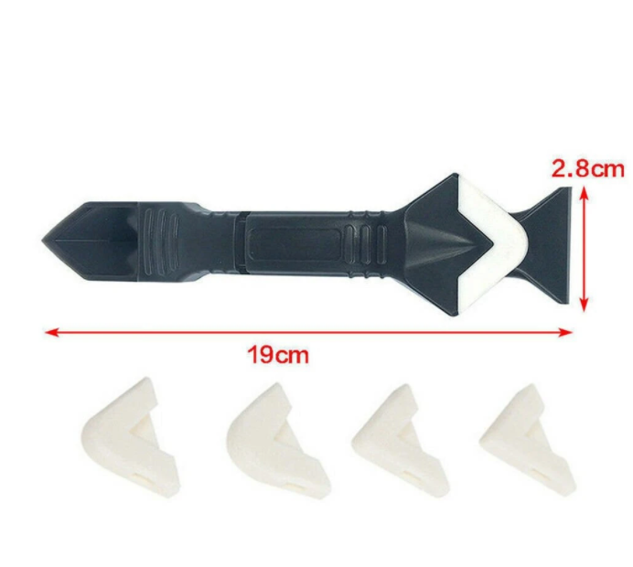Schoon oppervlak na gebruik van EasyKit kit- en lijmverwijderaar. Voor vlekkeloos onderhoud in keuken en badkamer.