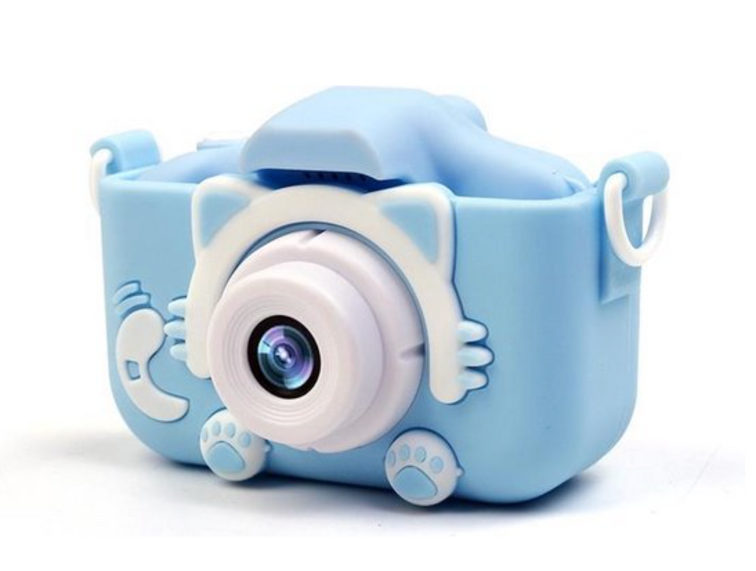Stevige kindercamera met 16GB SD kaart, HD video en kindvriendelijk design voor actieve kinderen en avonturen.