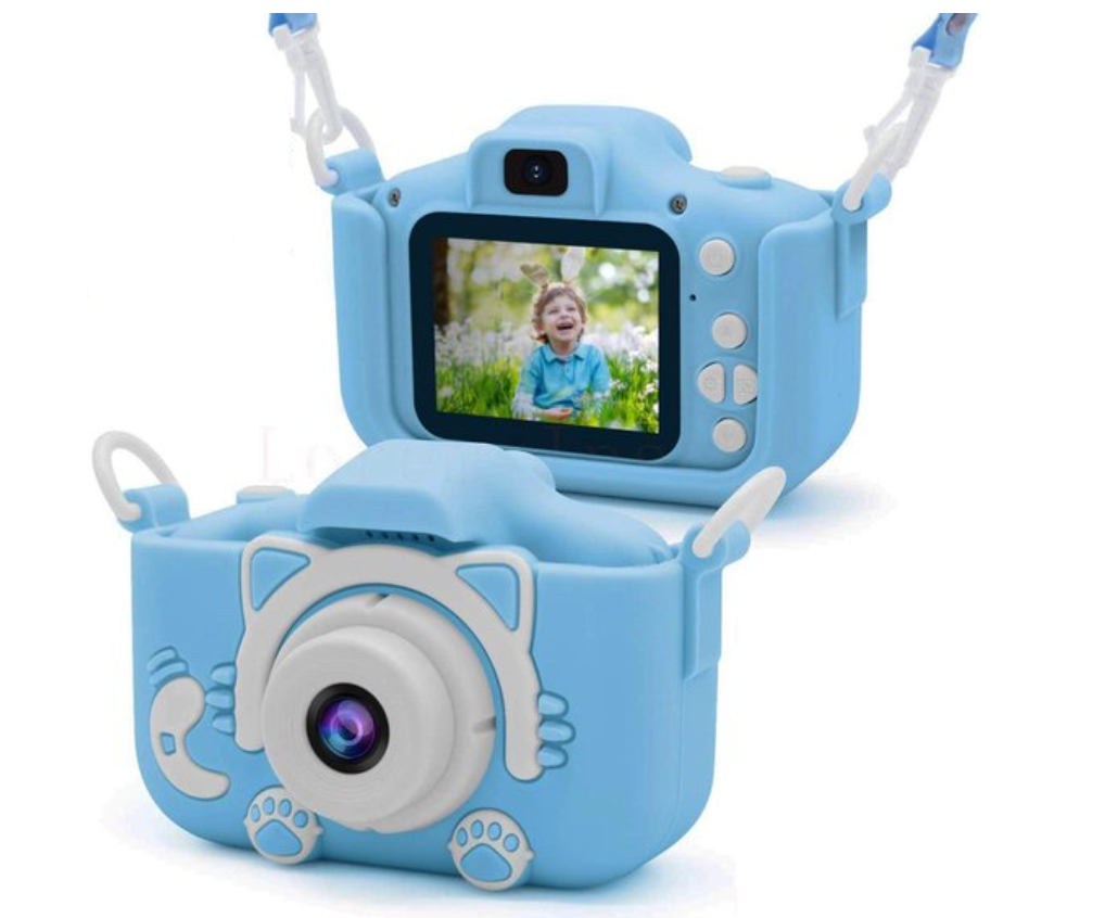 Schokbestendige kindercamera voor de kleine fotograaf. Met HD video, leuke spelletjes en educatieve functies.