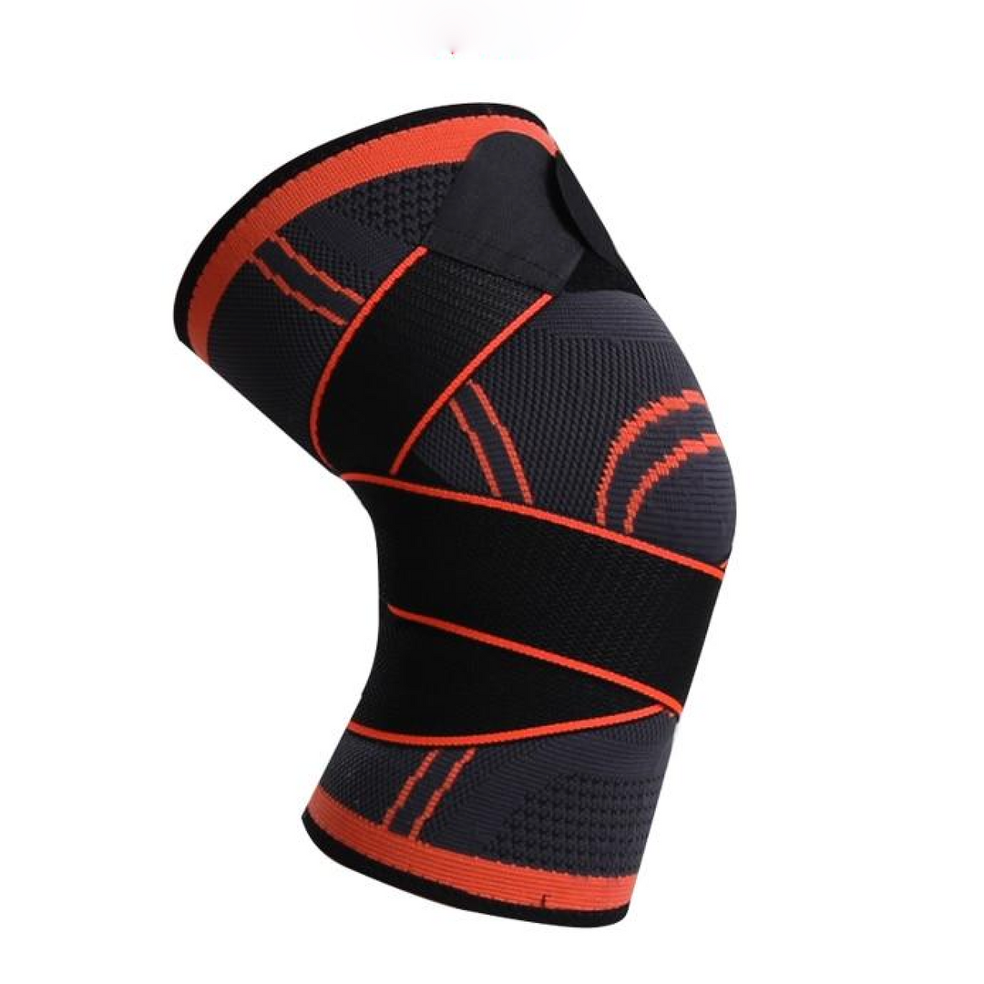 Unisex kniebrace voor hardlopen, wandelen en fitness, optimale compressie en gewrichtsondersteuning.