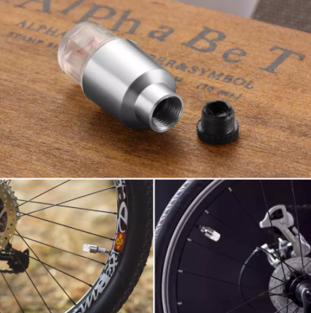 Fiets wielverlichting met 7 LED kleuren, heldere fietslampen voor verbeterde zichtbaarheid en decoratie.