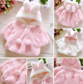 Roze kinder konijnen hoodie met oren. Zachte, comfortabele baby/peuter lente/zomer kleding voor jonge avonturiers.
