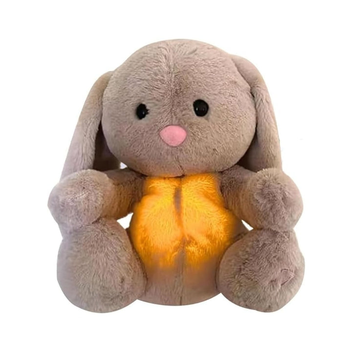 Ademend knuffelkonijn: zachte pluche slaaphulp die rust en ontspanning bevordert. Ideaal voor stressvermindering.