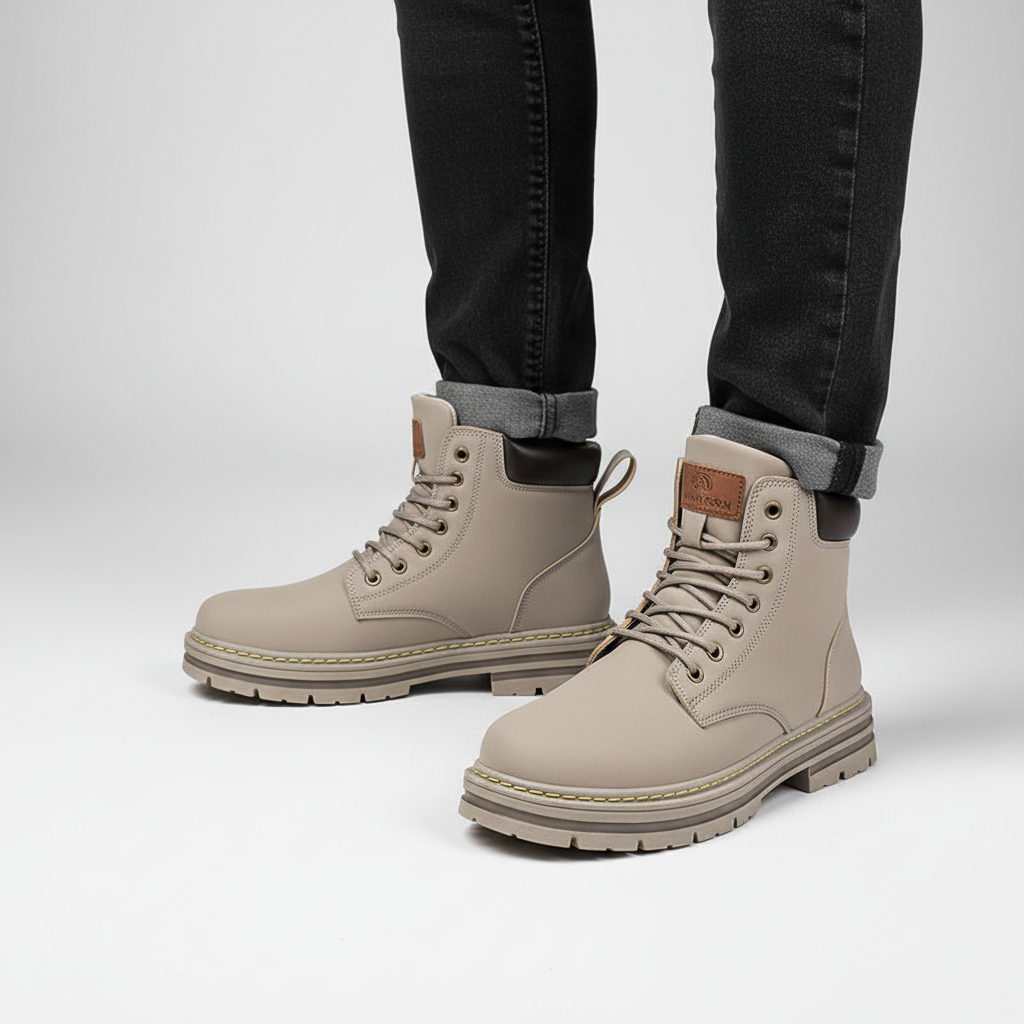 Stijlvolle veterschoenen voor heren, type 'Miles'. Robuuste Britse boots, ideaal voor koud weer.