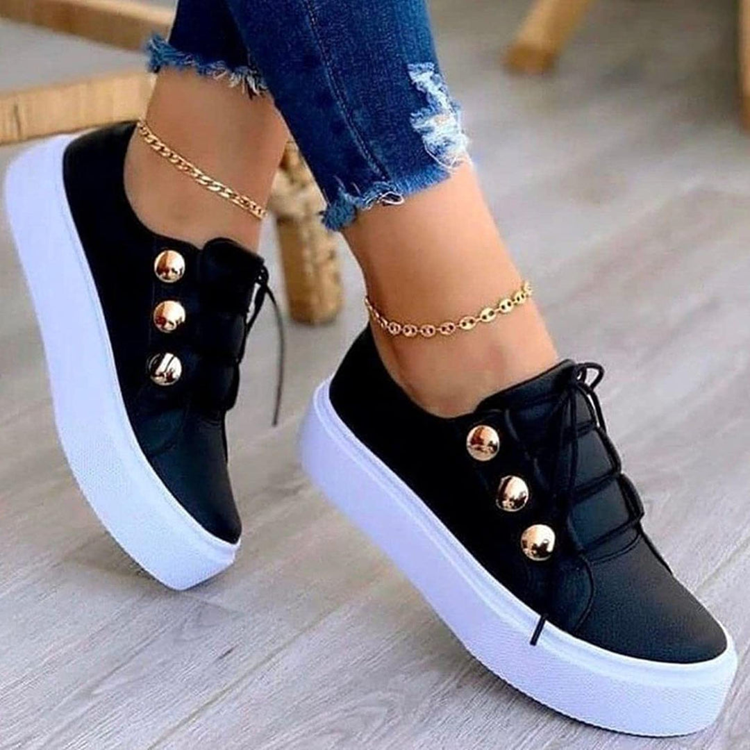 Dames sneakers Marie, comfortabel instapmodel voor dagelijks gebruik. Stijlvol & trendy voor elke outfit.