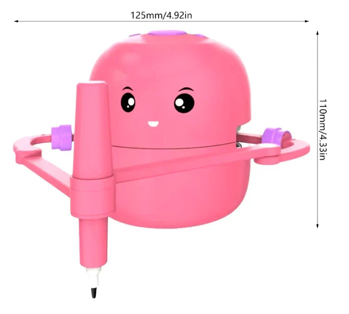 Tekenrobot voor creatief leren; speels educatief hulpmiddel voor kinderen om motoriek te ontwikkelen.