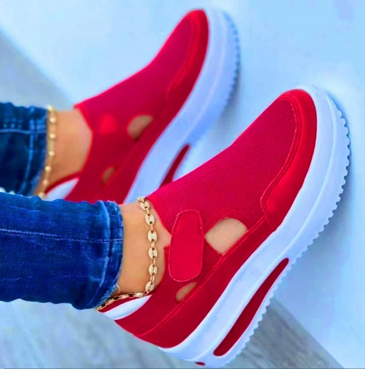 Trimmz damessportschoenen in zwart, blauw, roze of rood. Veelzijdige en modieuze sneakers voor dagelijks comfort.