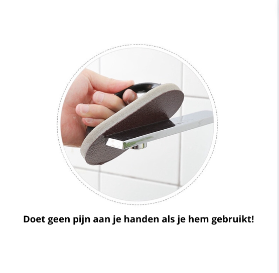 Krachtige schoonmaakspons verwijdert hardnekkig keukenvuil, vet en aangebrande resten van potten en pannen.