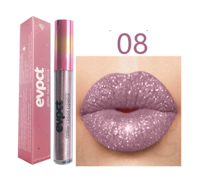 Voel je zelfverzekerd met deze hydraterende, glanzende diamanten lipgloss, waterproof en langhoudend.