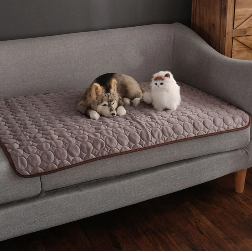 Comfortabele gelmat, een must-have dierbenodigdheid voor verkoeling en welzijn van huisdieren in de zomer.