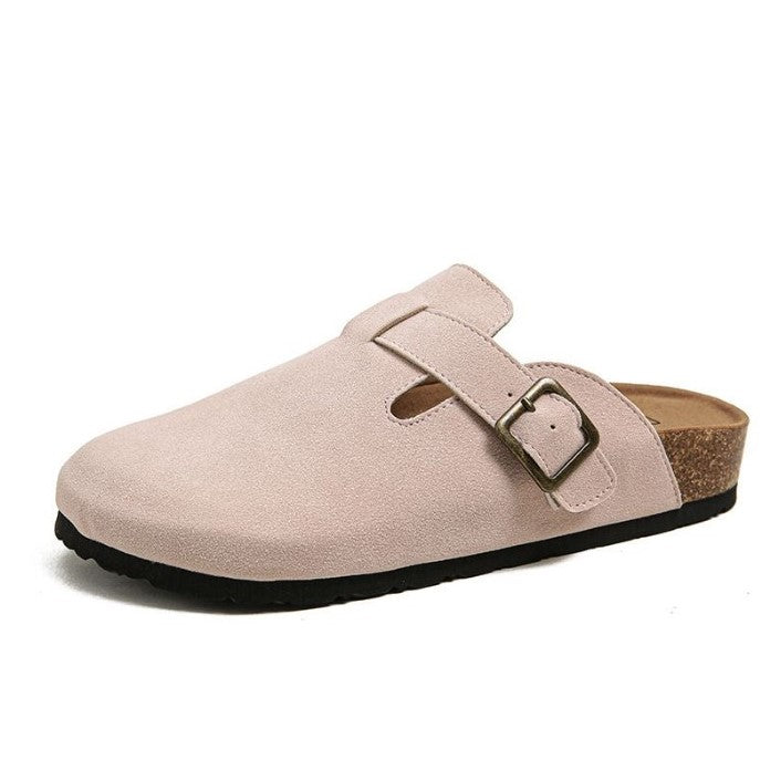 Groene Boston sandalen: trendy groene unisex instapsandalen, comfortabel en opvallend voor een frisse zomerlook.
