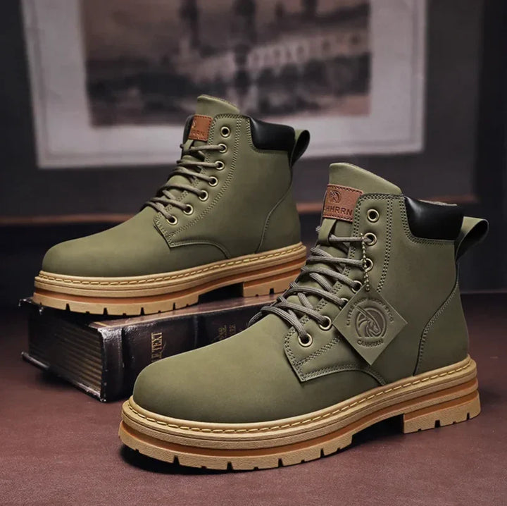 Comfortabele heren veterschoenen Tim in elegant grijs of bruin, perfect voor casual en formele outfits.