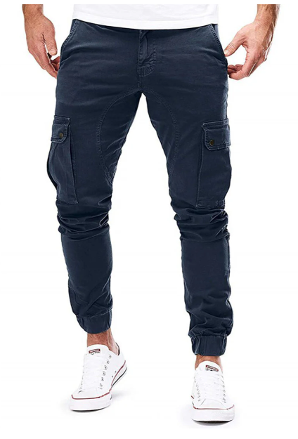 Trendy Hayes heren cargobroek, perfect voor casual en sportieve outfits; veelzijdige buitenkleding.