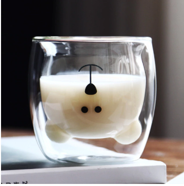 Ergonomisch dubbelwandig glas, comfortabel in de hand. Houdt je favoriete drank perfect op temperatuur, stijlvol.