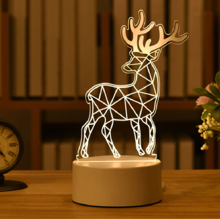 Moderne kerstverlichting: stijlvolle LED decoratie voor uw vensterbank of tafel.