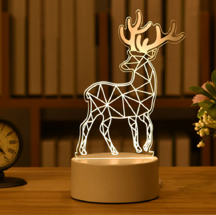 Moderne kerstverlichting: stijlvolle LED decoratie voor uw vensterbank of tafel.