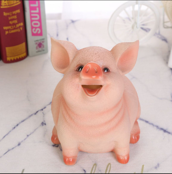 Lief varkentje spaarpot, stimuleert sparen bij kinderen. Geschikt als kinderkamer decoratie en een prachtig cadeau.