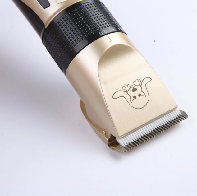 Geluidloze draadloze trimmer voor huisdieren; ideaal voor gevoelige honden- & kattenvacht verzorging thuis.