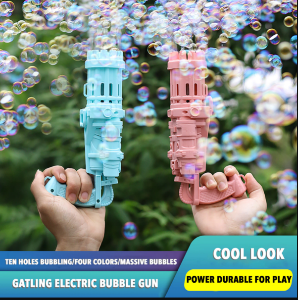 Automatische bellenblaasmachine voor de tuin. Maakt van elke dag een feest met vrolijke bubbels.