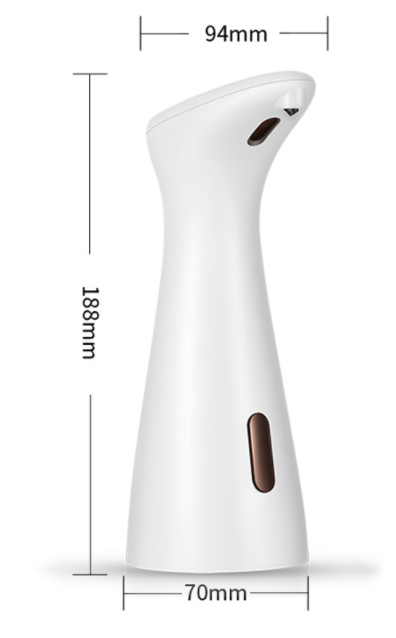 Moderne contactloze schuimzeepdispenser voor een schone badkamer of keuken. Eenvoudig en hygiënisch.