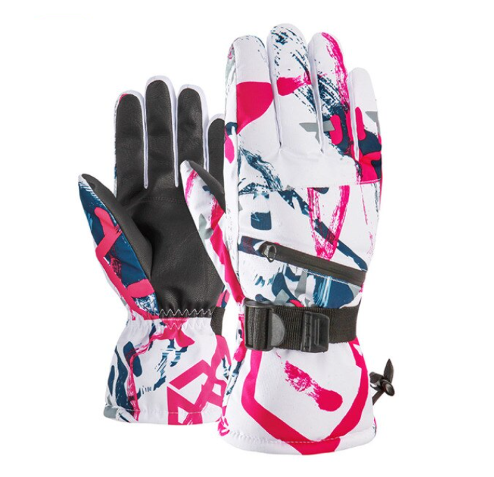 Heren winterhandschoenen voor skiën en snowboarden, wind- en waterdicht. Ideaal voor buitensport.